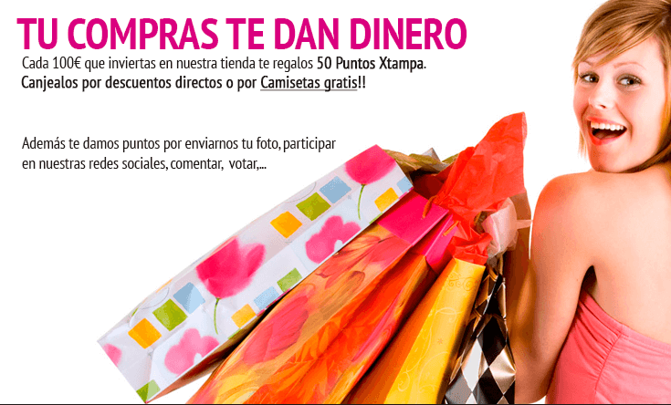 Consigue Puntos Xtampa con tus compras