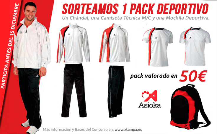 Xtampa ficha a Asioka y sortea un Pack Deportivo
