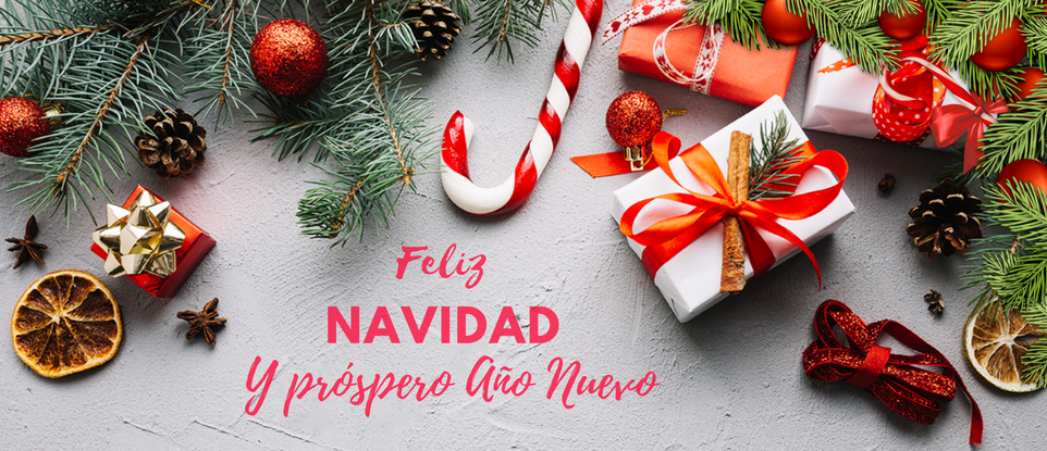Feliz Navidad y próspero Año Nuevo 2018