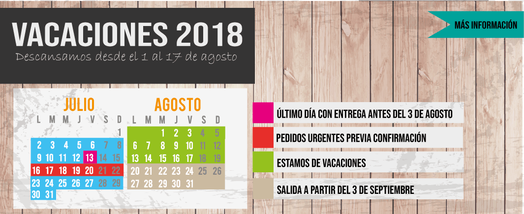 Vacaciones Xtampa 2018