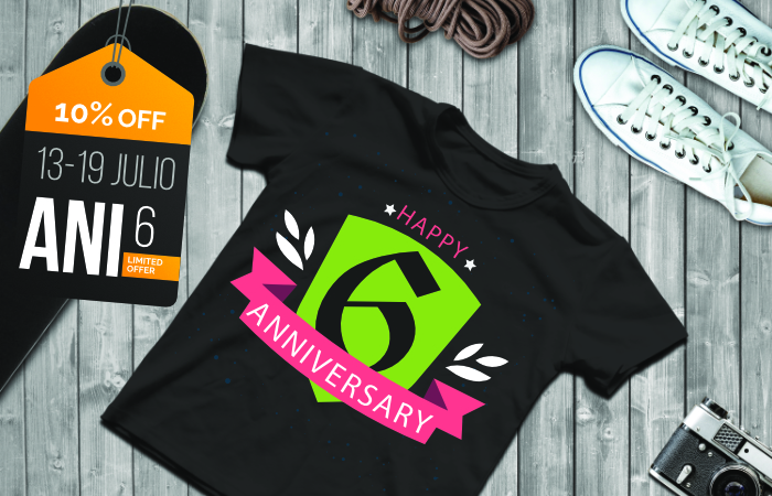 Xtampa cumple 6 añitos y te regala un 10% de descuento!