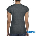 Camiseta Softstyle Cuello V Mujer (64V00L) - Gildan