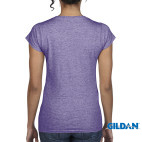 Camiseta Softstyle Cuello V Mujer (64V00L) - Gildan